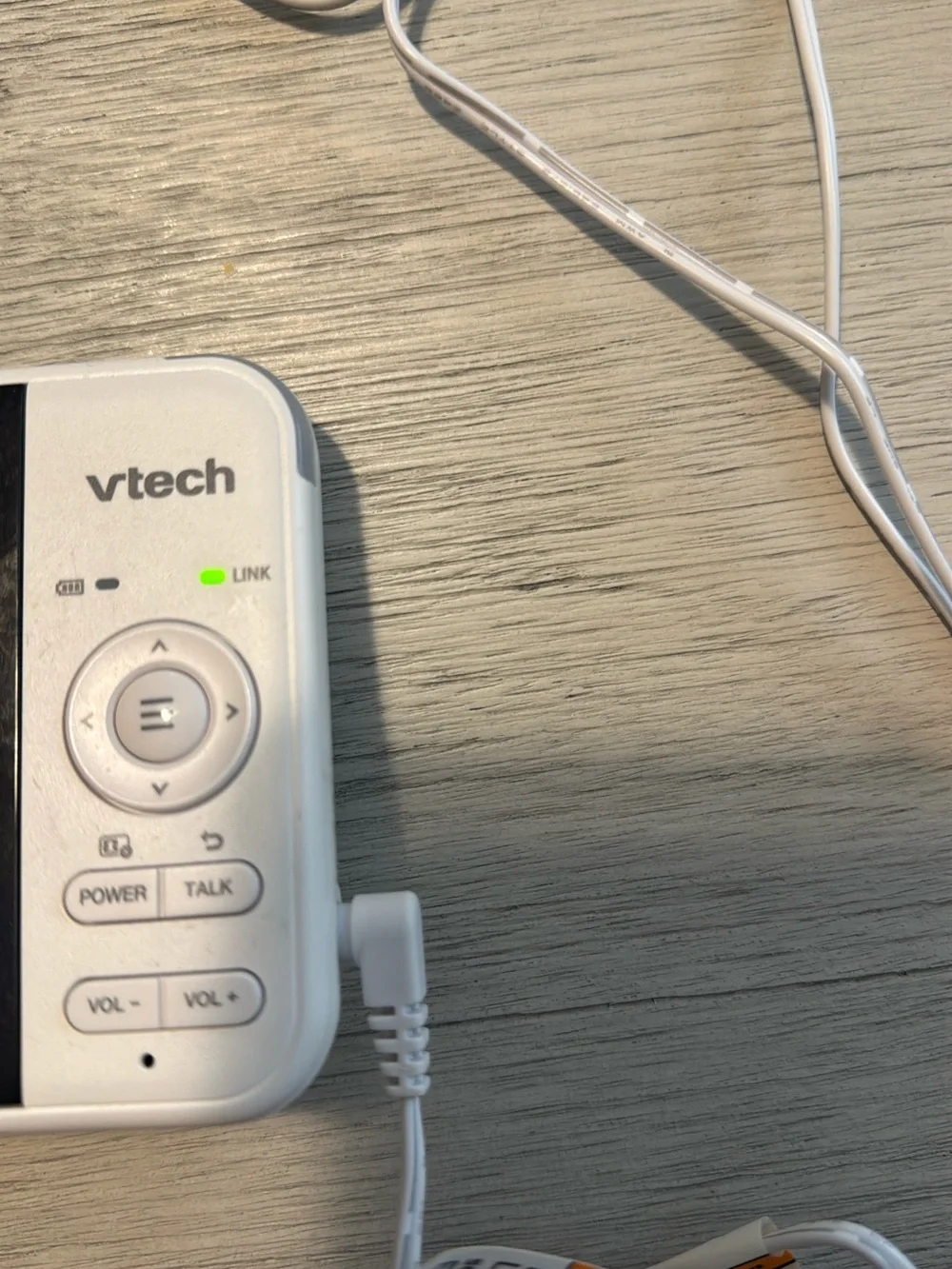 VTech White Baby Monitor Camera and Remote